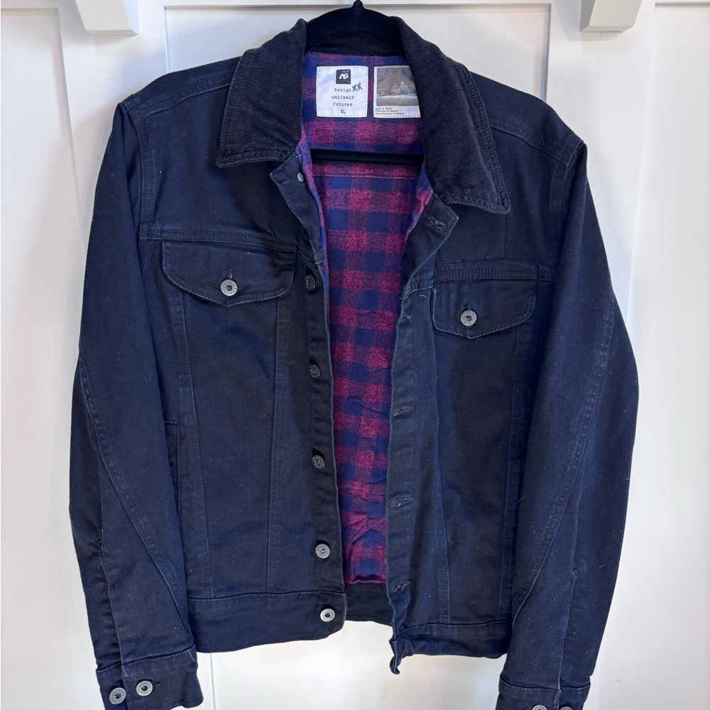 Burton AG analog black denim lined jacket